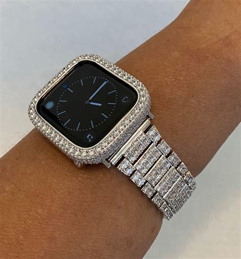 fake diamond apple watch band
